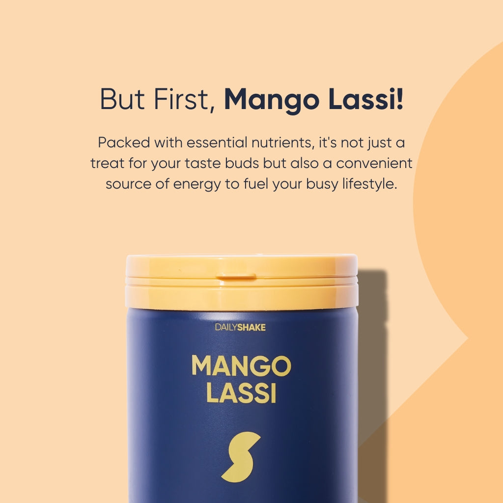 2 Single Sachets Mango Lassi - Daily Shake - Premium Meal Replacement Shakes