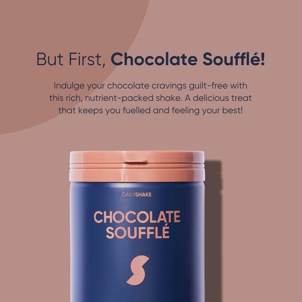 2 Single Sachets Chocolate Souffle - Daily Shake - Premium Meal Replacement Shakes