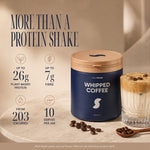 Daily Shake Whipped Coffee meal replacement shake with up to 26g plant protein and up to 7g fibre