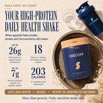 Discoff (Lotus/ Biscoff Inspired) Daily Shake high-protein daily health shake with vitamins, minerals and fibre