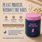 Dulce De Leche Daily Shake plant protein with pea and faba beans, vegan and lactose free